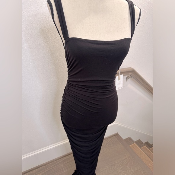 NWT Good American Black Bodycon Dress | Size 2 - Picture 3 of 7
